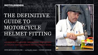 The definitive guide to motorcycle helmet fitting