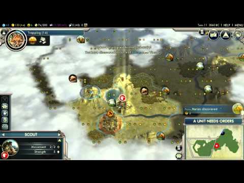 Lets play Civilization 5 Gods and Kings as Austria part 1