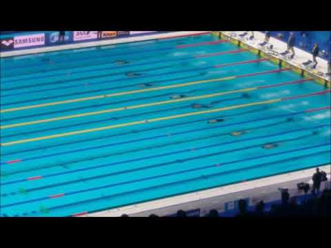 Adam Peaty 25.95 world record (full race) FINA Budapest 2017 Video