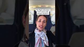 The No Nonsense Flight Attendant #sketch #travel #flightattendant