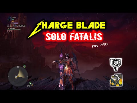 Charge Blade Solo Fatalis Free Style Gameplay Monster Hunter World: Iceborne