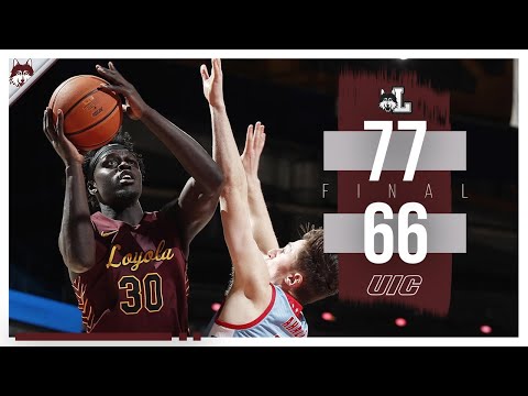 Loyola at UIC | Men's Basketball Highlights