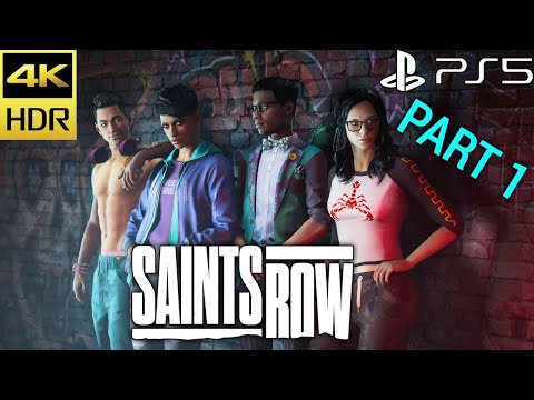 Saints Row Reboot 2022 PS5 Gameplay Walkthrough 4K 60FPS HDR Part 1 FULL GAME No Commentary