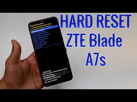 Hard Reset ZTE Blade A7s - Factory Reset Remove Pattern-Lock