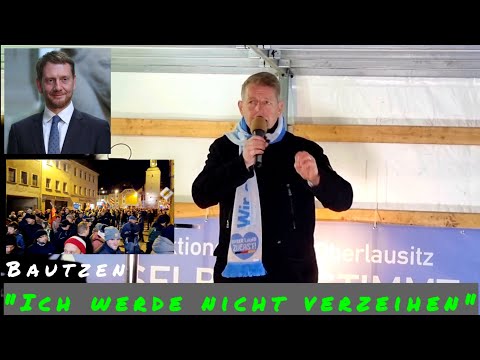 Ich werde nicht verzeihen - Karsten Hilse Querdenker & AfD Bundestagsabgeordneter  Mahnwache Bautzen