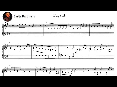 George Fr. Handel - Fugue II in G major, HWV 606 (c. 1716)