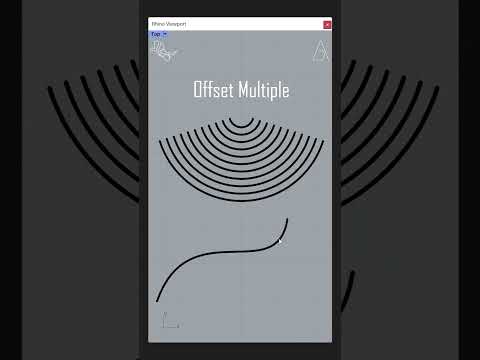 Offset vs Ribbon vs Slab Rhino Tutorial design architecture 3dmodeling rhino3d