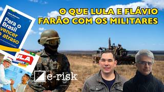 Quais são os planos de Flávio e Lula para as Forças Armadas