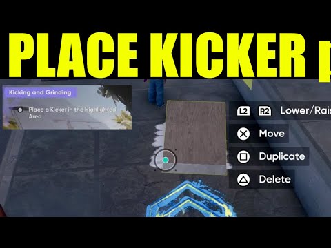 Skate 4 - How to "place a kicker in the highlighted area" | kicking and grinding goals guide