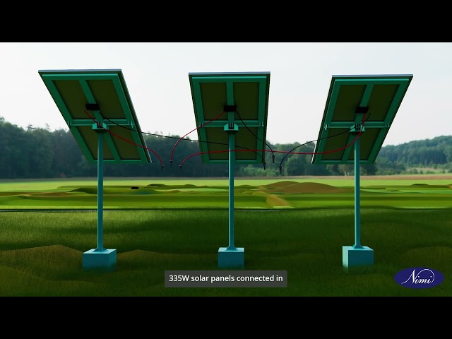 Install and commission a solar water pump
