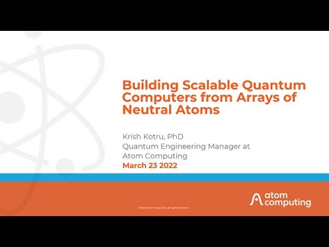 Building Scalable Quantum Computers from Arrays of Neutral Atoms