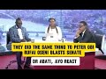 Arise On Fire Rufai Blasts Senate Over Fraudulent Electoral Law Dr Abati Ayo React