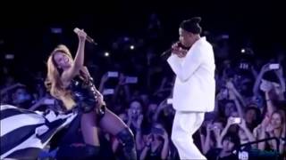 Beyonce And Jay Z &quot;Forever Young&quot; &quot;Halo&quot;Paris Stade de France On The Run Tour.【HD】.
