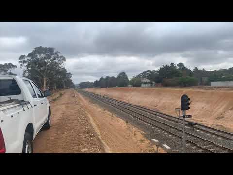 Great Southern NR30 and NR31 were heading Through Towrang