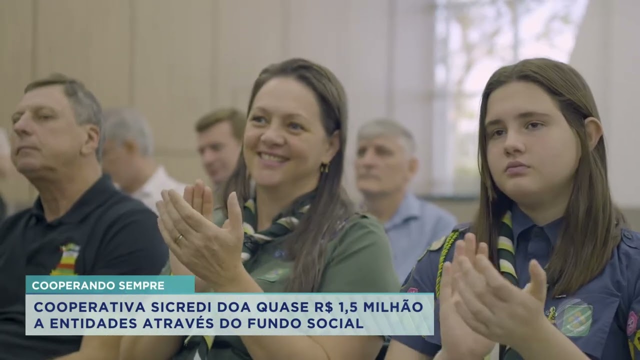 COOPERATIVA SICREDI DOA QUASE R$ 1,5 MILHÃO A ENTIDADES ATRAVÉS DE FUNDO SOCIAL