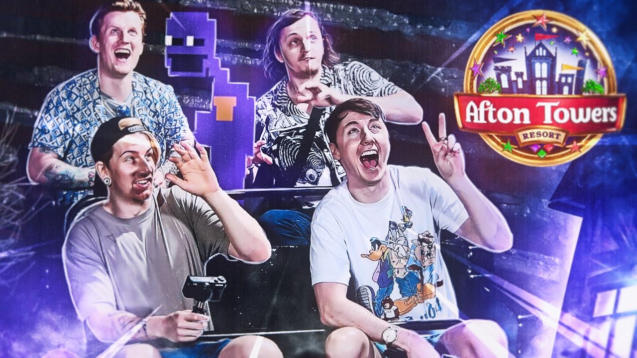 Alton Towers Vlog June 2023 w/ 8-BitRyan, DAGames & Baz
