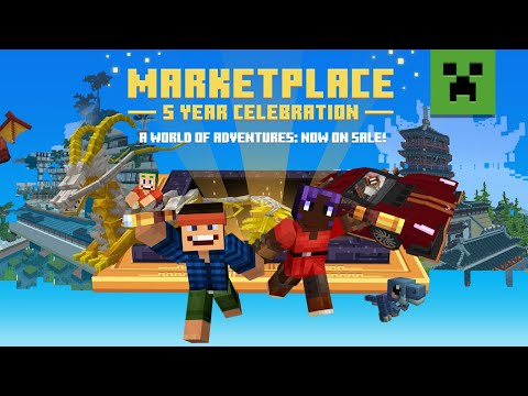 Insane 5 Year Sale in Minecraft Marketplace!