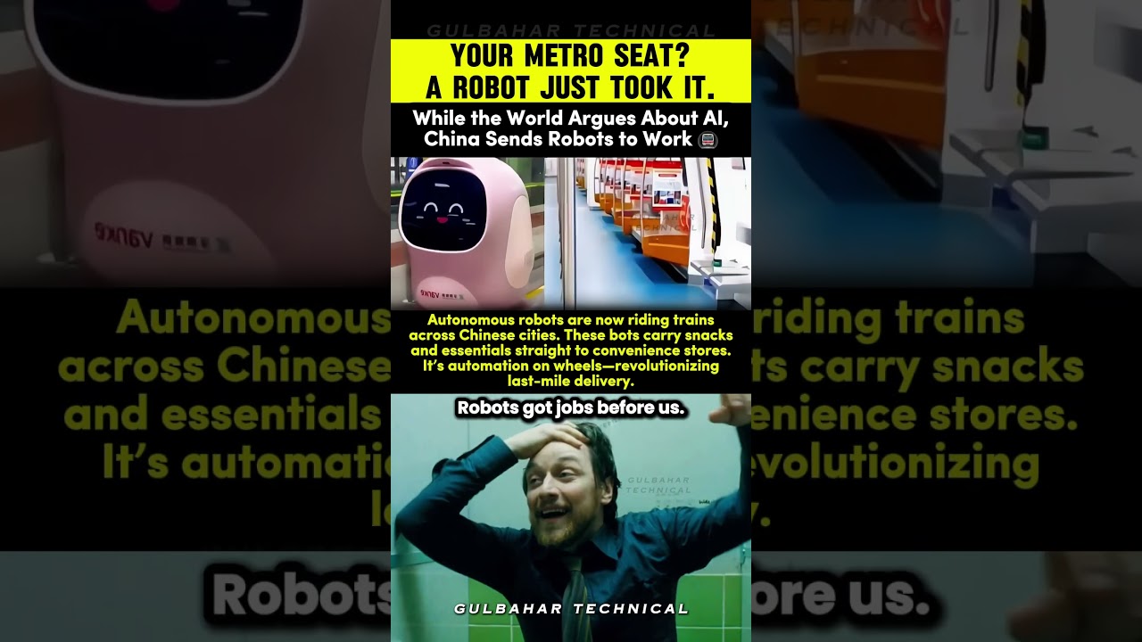 Robots on the Metro! | China's World-First Delivery System! | They Ride the Subway in China! 🤯