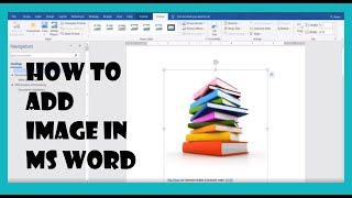 MS Word Image - How to insert an image in document | online image