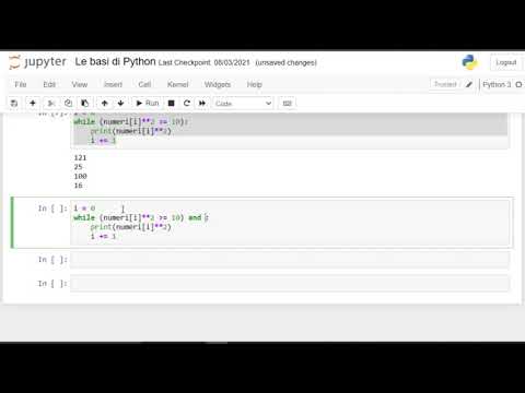 26. I WHILE LOOPS in Python (Corso BASE COMPLETO Python ITA 2021)