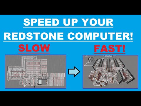 Top 10 Simple ways to speed up your Redstone Computer - Minecraft Java/Bedrock