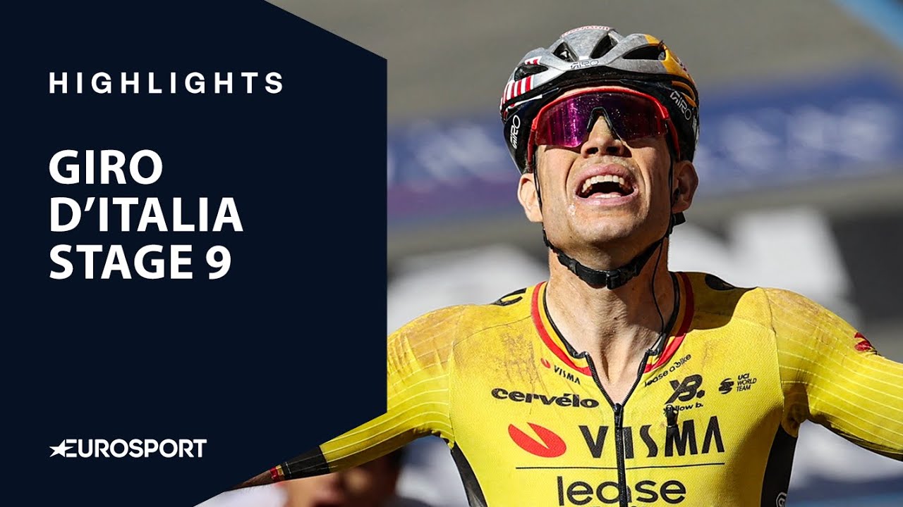 GIRO D’ITALIA 2025 – Van Aert BEASTLY wins after a CRAZY stage! Del Toro in pink