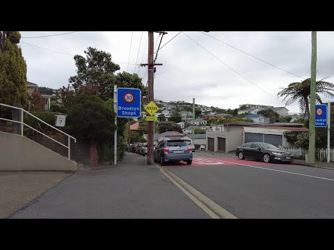 4K Afternoon Walk. Brooklyn Shops, Wellington, New Zealand. DJI Pocket 2. December 2021.