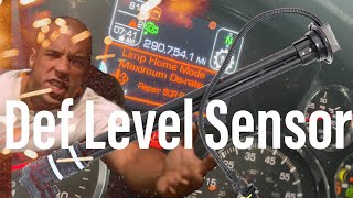 Kenworth limp mode def level sensor failure