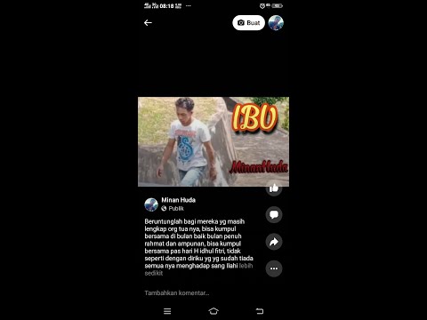 Ibu, minan huda cover lipsing di populerkan oleh adi bugak