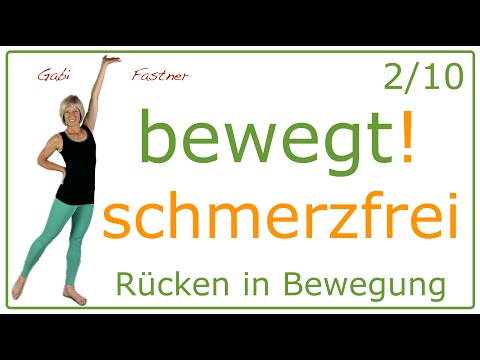 2/10 🥭 15 min. bewegt schmerzfrei | Rücken-Problemzonen sanft bearbeitet, ohne Geräte, im Stehen