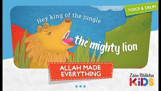 Allah Made Everything | Lyric Video | Zain Bhikha feat. Zain Bhikha Kids