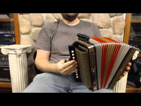 2057 - Hohner HA114D Diatonic Melodeon D LMMH 10 2 $695