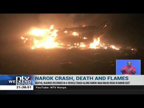 Narok: Grisly road crash involving 4 vehicles
