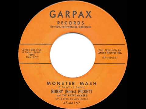 1962 HITS ARCHIVE: Monster Mash - Bobby (Boris) Pickett (a #1 record)
