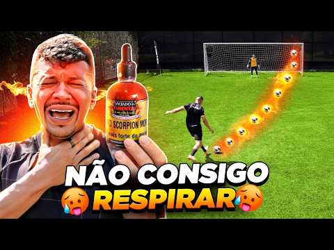 O GOL MAIS BONITO ESCAPA DA PIMENTA MAIS ARDIDA DO MUNDO!!! 🌶️🔥