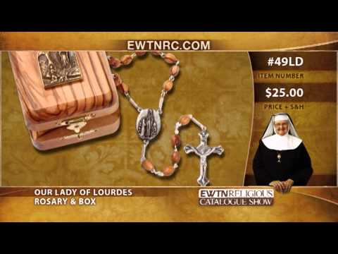 EWTN RELIGIOUS CATALOGUE  - BERNADETTE SPEAKS AND OL LOURDES STATUE