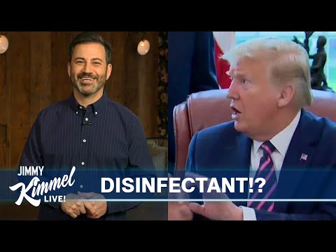 ジミー・キンメルの検疫モノローグ - トランプ氏の消毒薬のデタラメ (Jimmy Kimmel’s Quarantine Monologue – Trump's Disinfectant Debacle)