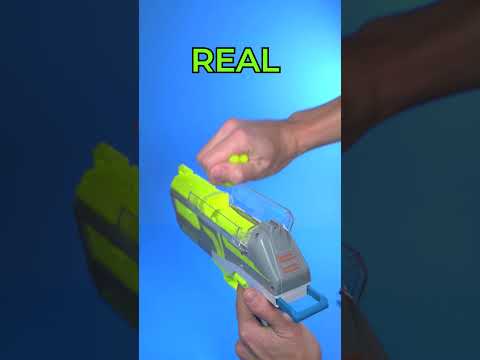 3d printed NERF hyper rounds vs real