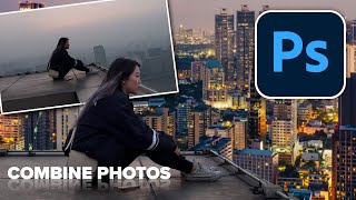 how to combine and blend photos in Photoshop