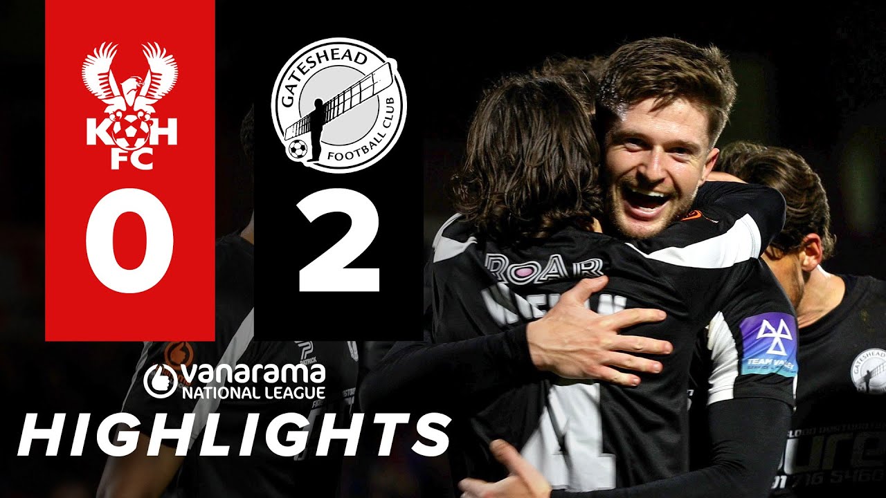 Whelan & Jobe strike as Heed win at Kiddy 💥 | Kidderminster Harriers 0-2 Gateshead | HIGHLIGHTS