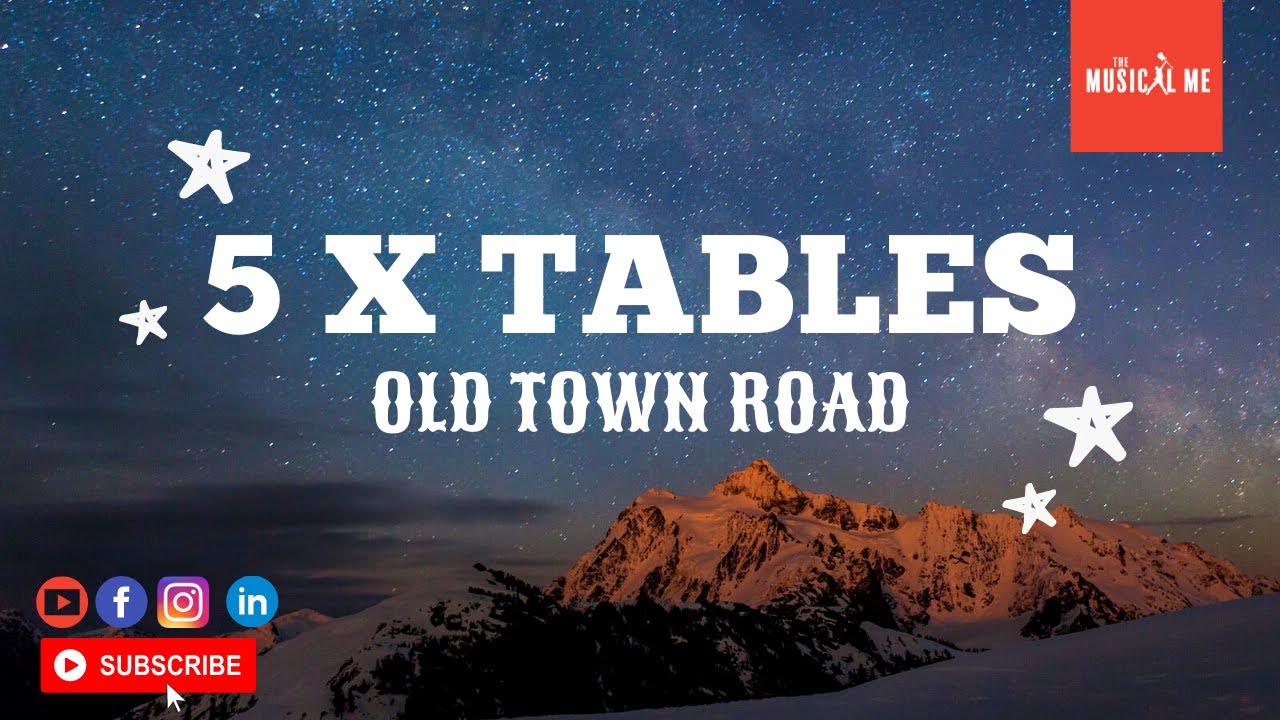 Times Tables Song (5) - Cover of Old Town Road