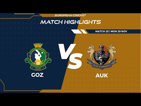 Match 25 - GOZ vs AUK | Highlights | FanCode ECS Malta Encore Day 7 | Malta 2021 | ECS21.897