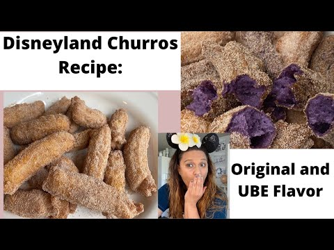 Disneyland Churros Recipe: Original and UBE Flavor  | a Simply Simple Life