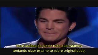 Performance de &quot;Tracks Of My Tears&quot; - Adam Lambert, TOP 10, American Idol (2009) - legendado
