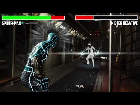 Spider-Man vs. Mister Negative (Second Fight) with healthbars