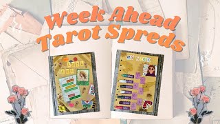 Two New Productivity Tarot Spreads - Tarot Journal With Me - Vol 2