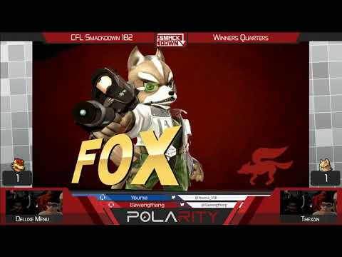 CFL Smackdown 182 WiiU - Deluxe Menu (Bowser) vs Thexan (Fox) - Winners Quarters