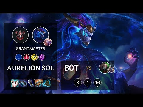 Aurelion Sol Bot vs Singed - EUW Grandmaster Patch 10.10