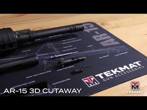 TekMat Original AR-15 3D Cutaway Mat | Product Shorts