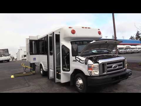 2009 FORD ELDORADO AEROTECH 12 PASSENGER + 2 WHEELCHAIR SHUTTLE BUS – S03182